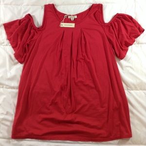 Max Studio bare shoulder Blouse